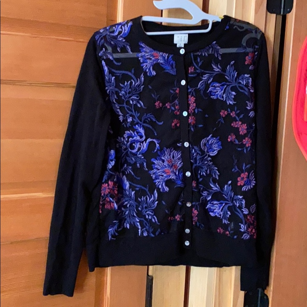 A new day floral cardigan